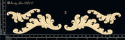 DUSTY ATTIC Chip Board -Baroque Flourish #3